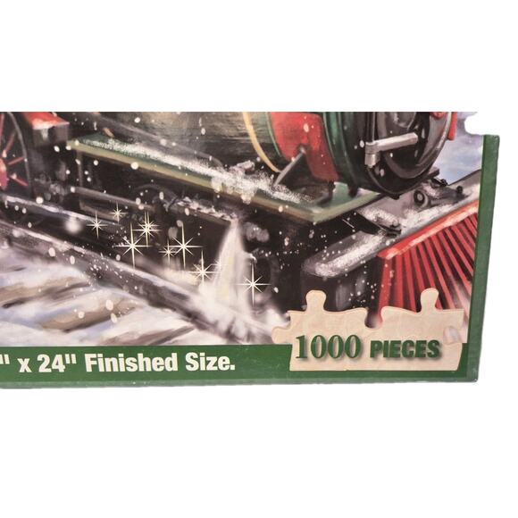 Santa Express 1000-Piece Puzzle 30x24" Heritage Puzzle Inc COMPLETE - Picture 3 of 8